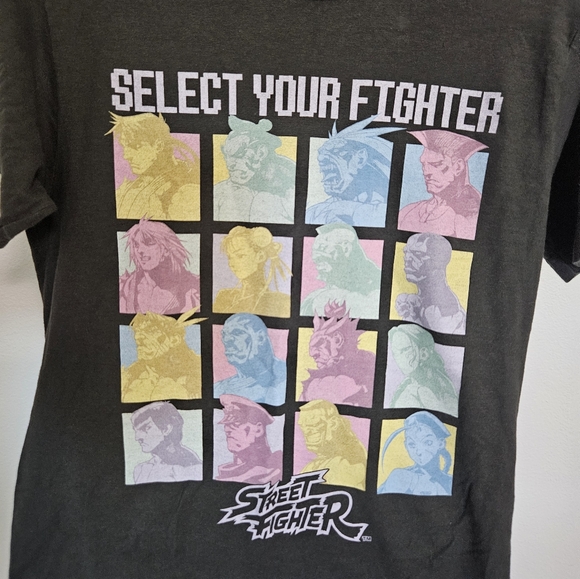Street Fighter Select Your Player Vintage Shirt - Picture 4 of 16
